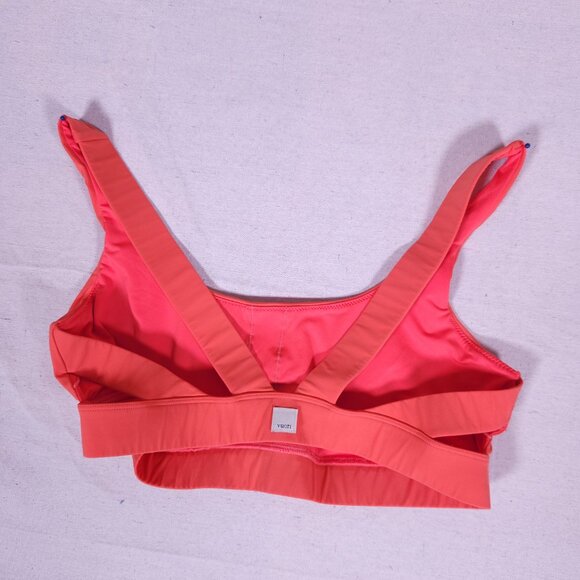 Vuori Stride Bra Large Open Back Orange Sports Running Yoga Gym Athletic - Picture 2 of 8